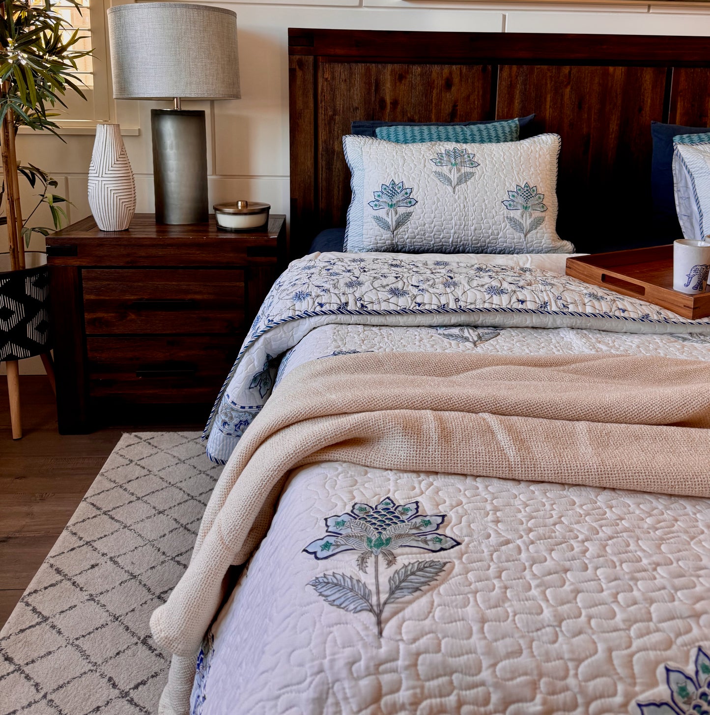 Bloom Quilted Bed Cover