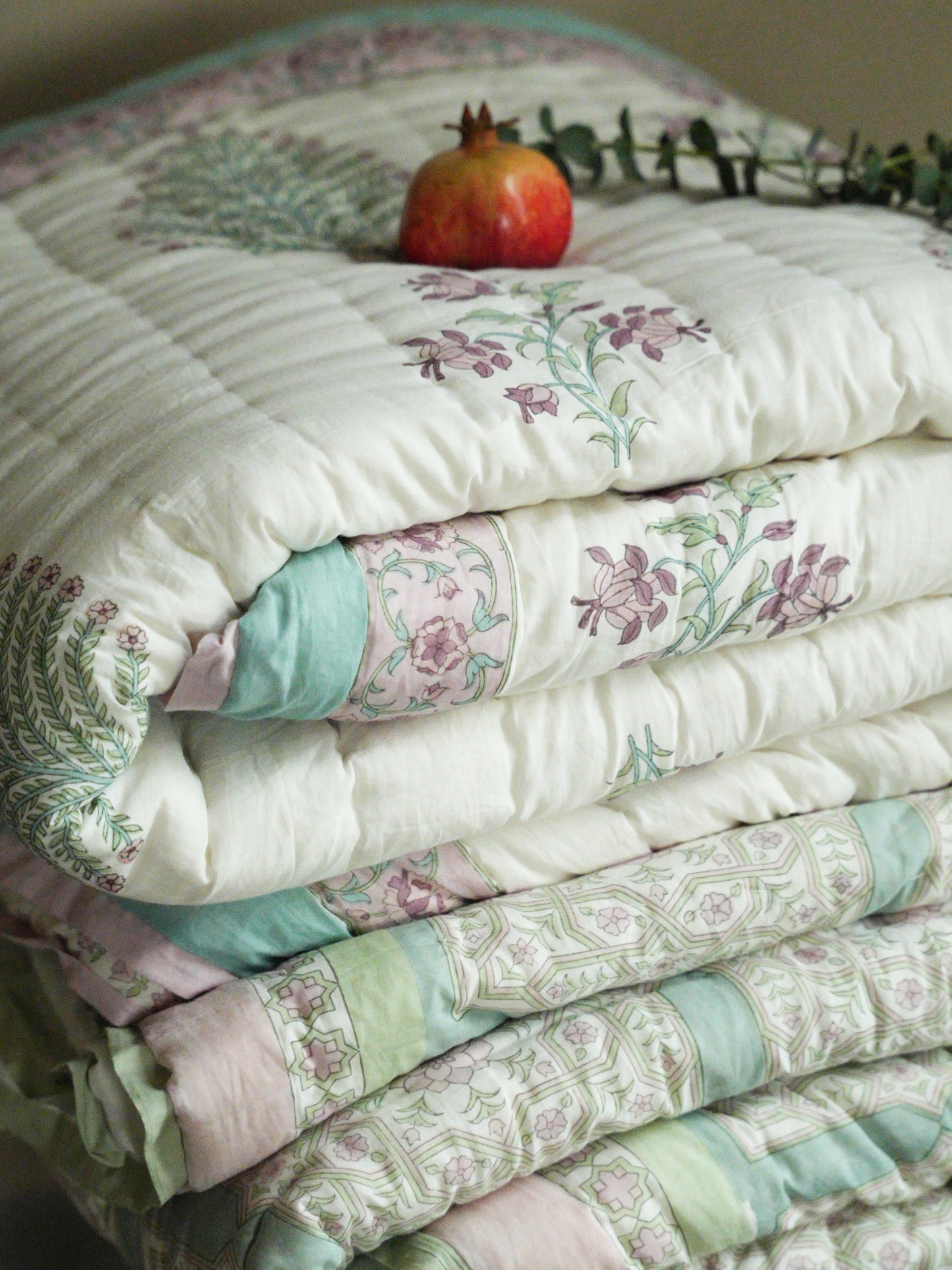 Peher Handcrafted Quilt- Painted Court
