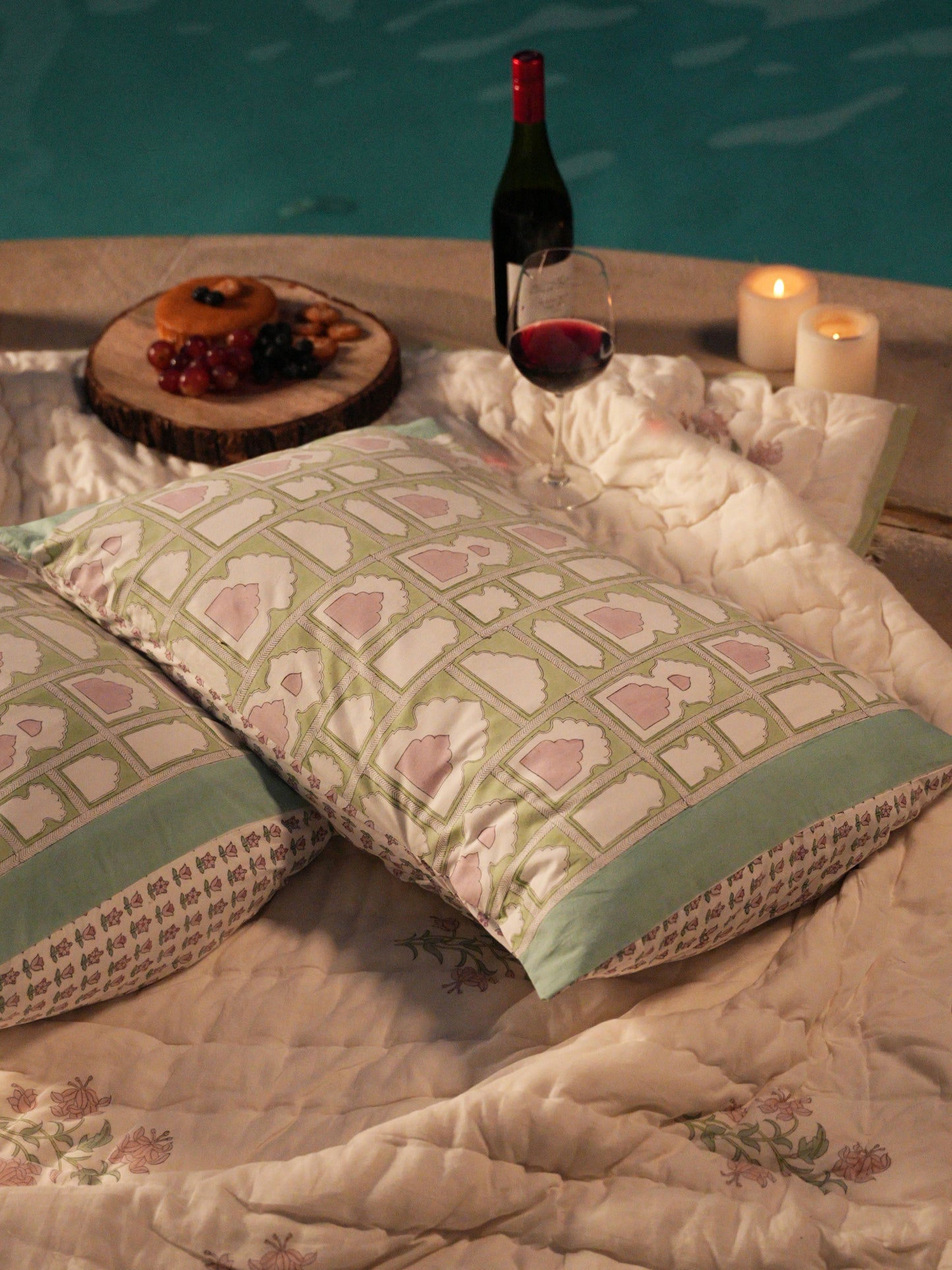 Baagh Pillowcase Set - Painted Court