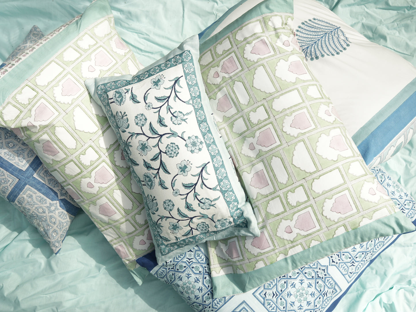 Bagh Linen Cushion Cover Set