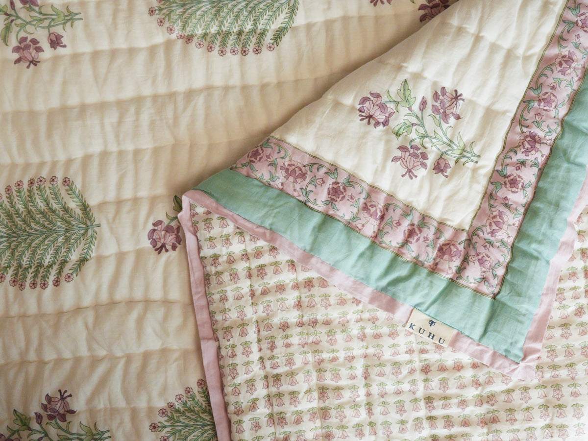 Peher Handcrafted Quilt- Painted Court