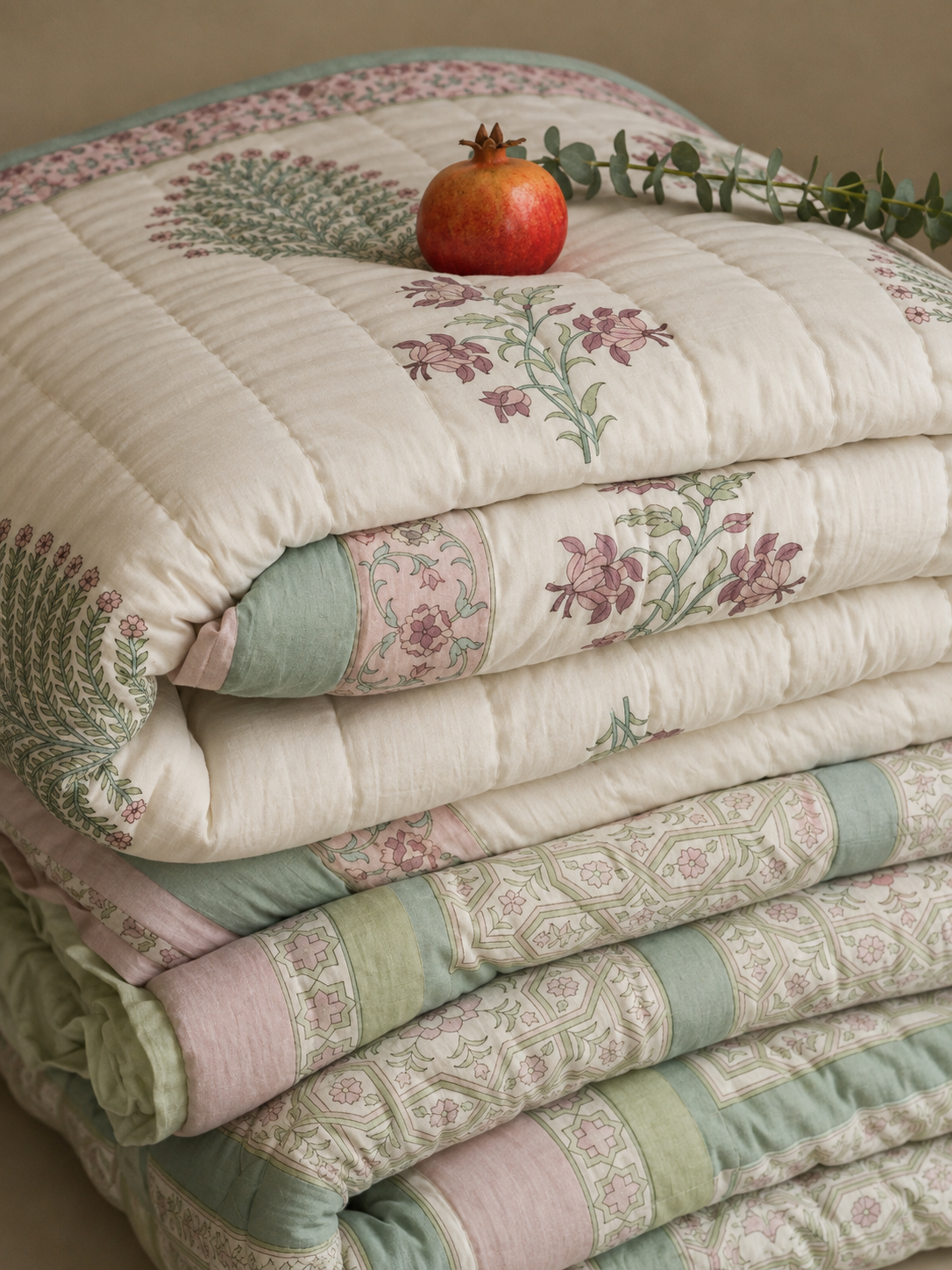 Peher Handcrafted Quilt- Painted Court